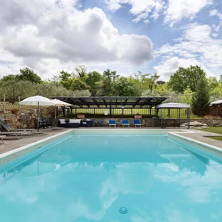 Villa Podere Beccalorzo Con Piscina San Donato in Poggio