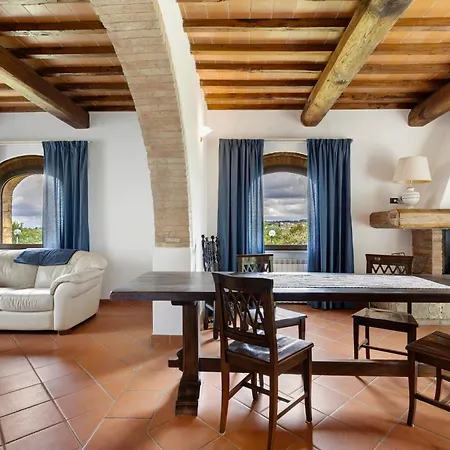 וילה Podere Beccalorzo Con Piscina San Donato in Poggio